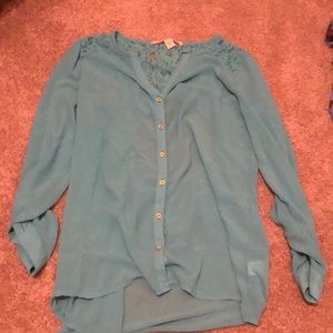 Women blouse open back